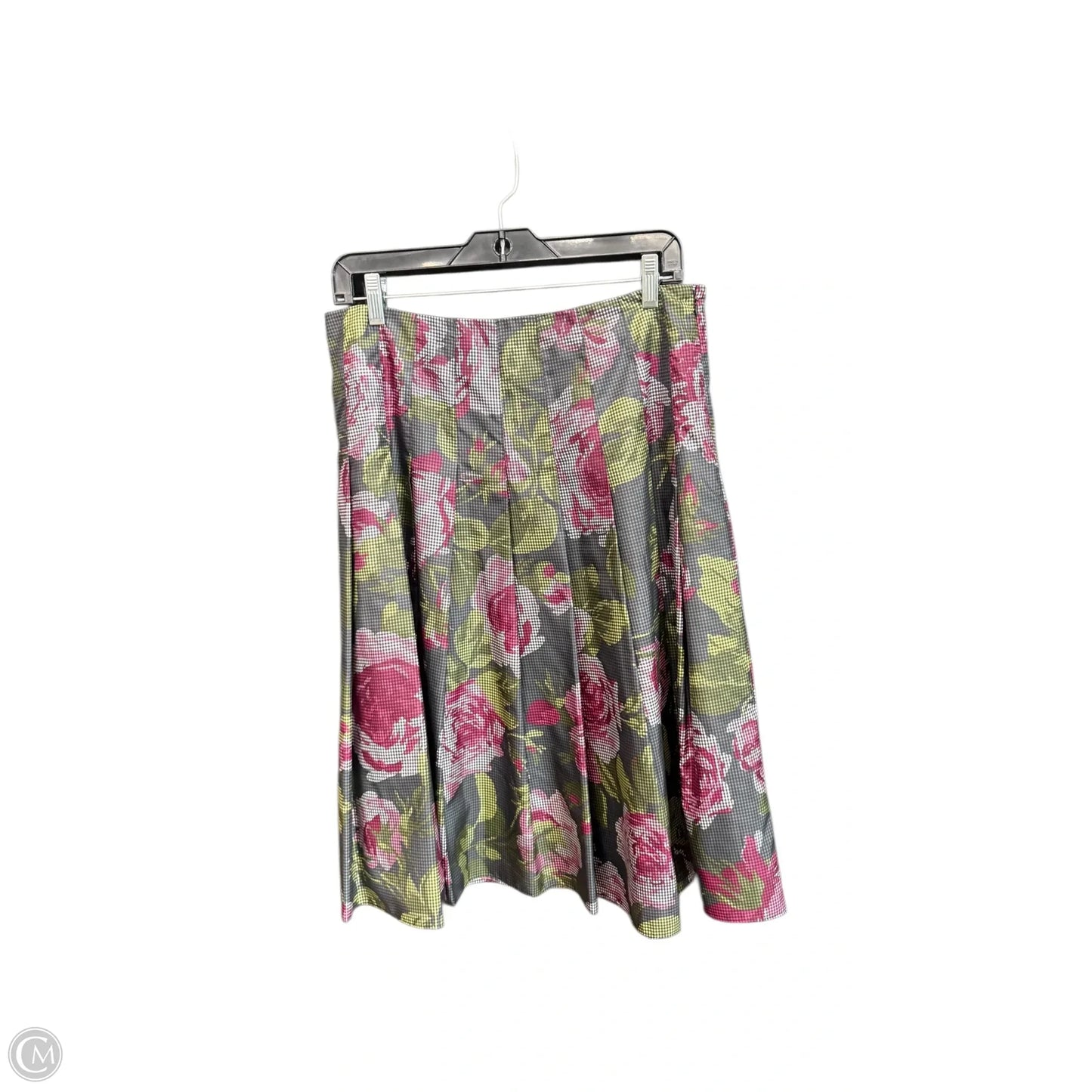 Skirt Midi By Jones New York In Floral Print, Size: 10