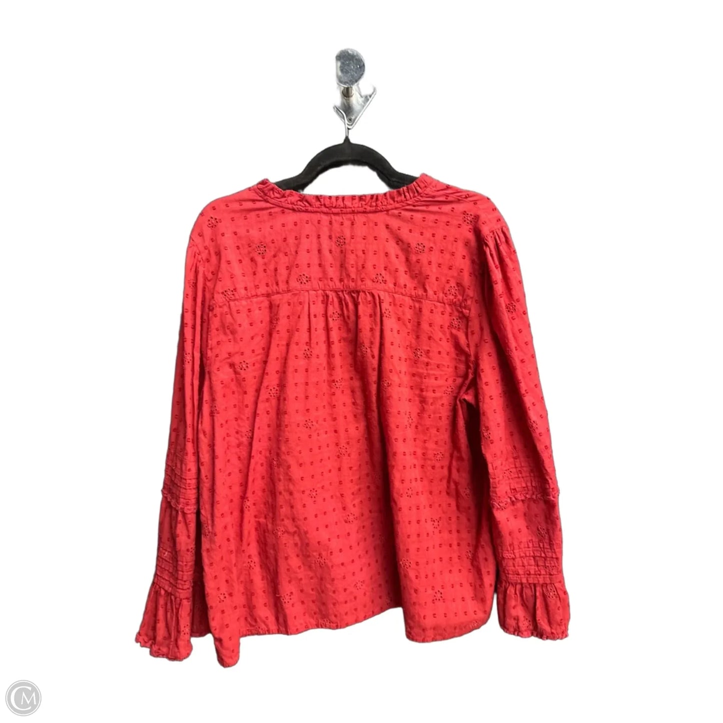 Top Long Sleeve By Loft In Red, Size: Xl