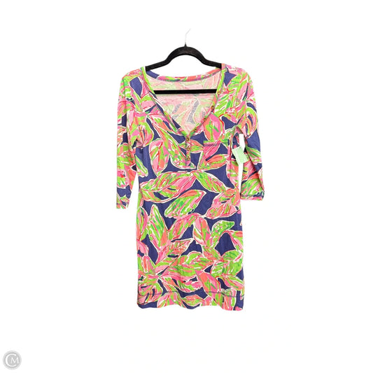 Dress Designer By Lilly Pulitzer In Floral Print, Size: S