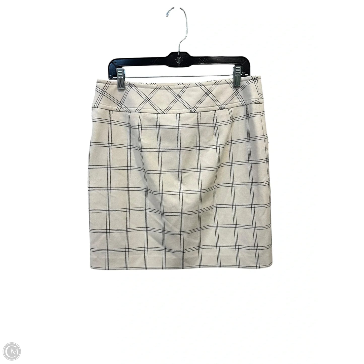 Skirt Mini & Short By Ann Taylor In Checkered Pattern, Size: M