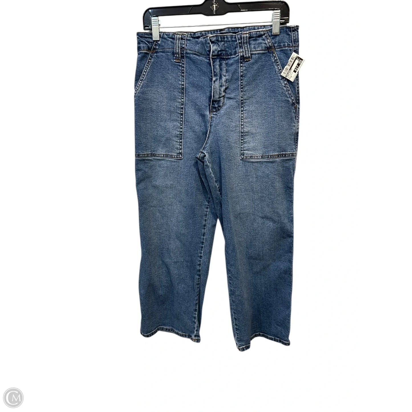 Jeans Cropped By Sanctuary In Blue Denim, Size: 8