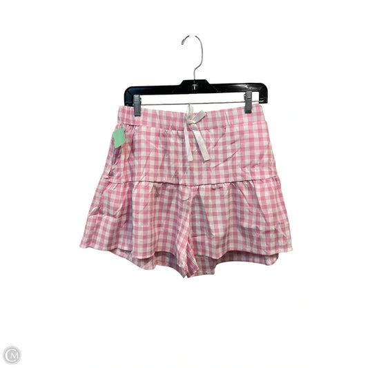 Shorts By Clothes Mentor In Pink & White, Size: 12