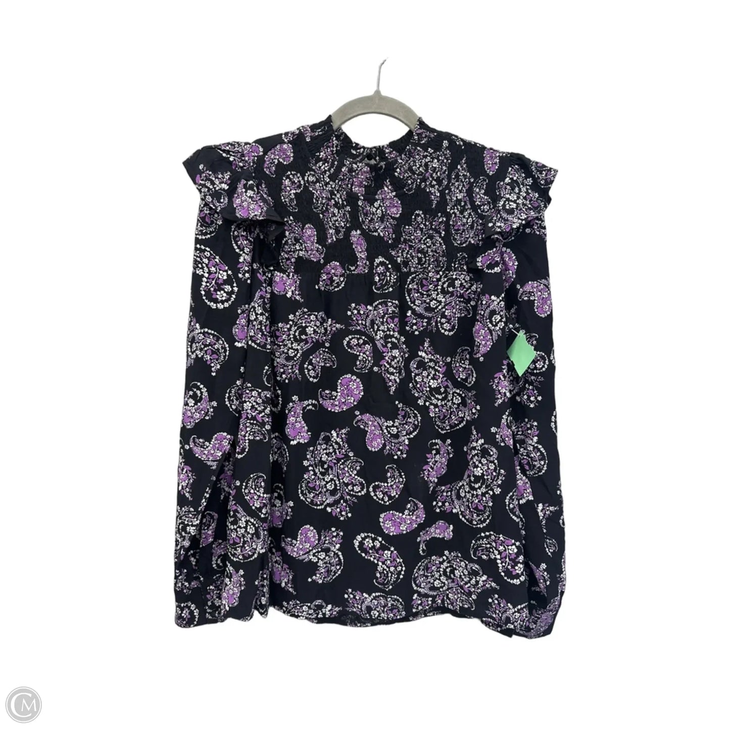 Top Long Sleeve By Loft In Floral Print, Size: S