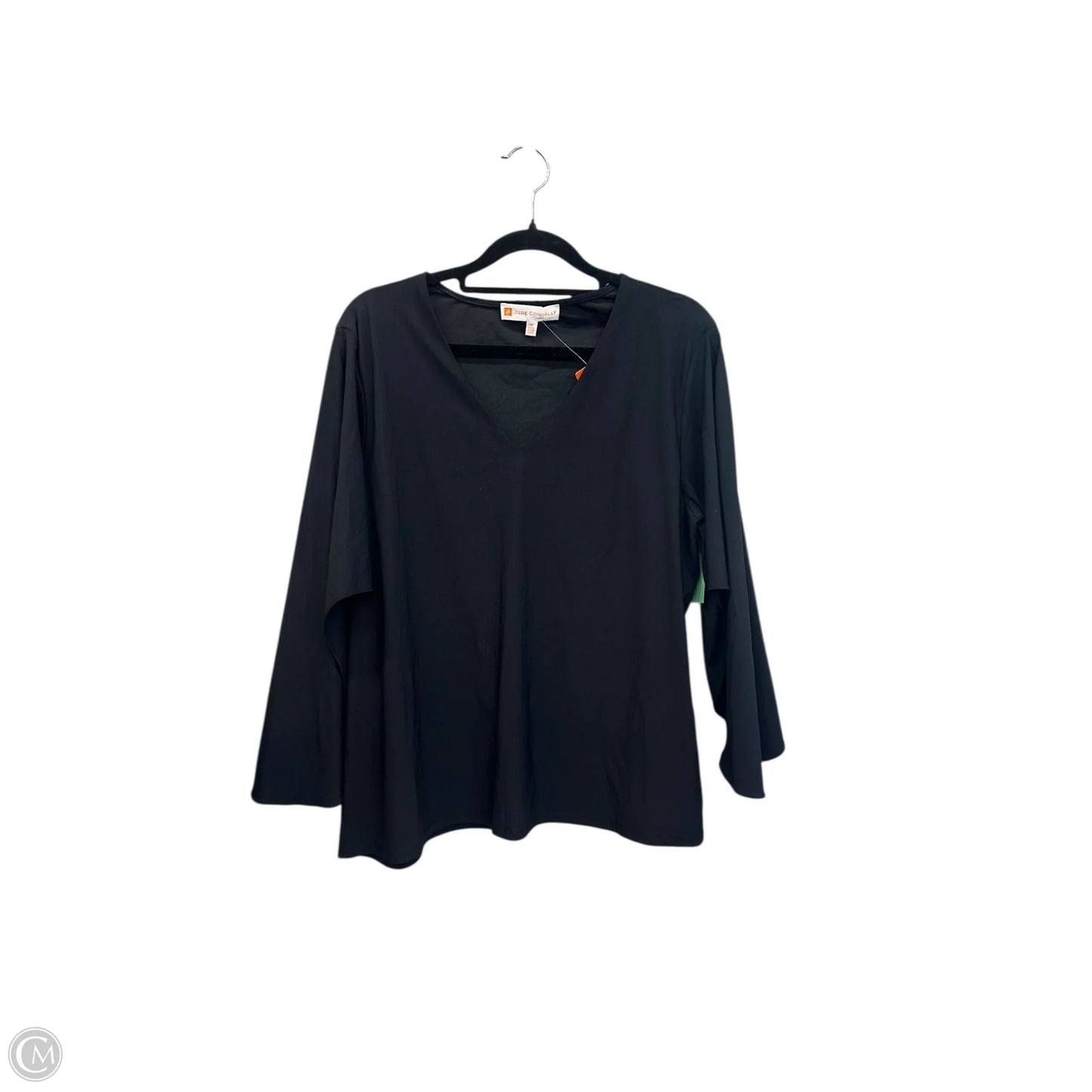 Top 3/4 Sleeve By Jude Connally In Black, Size: M