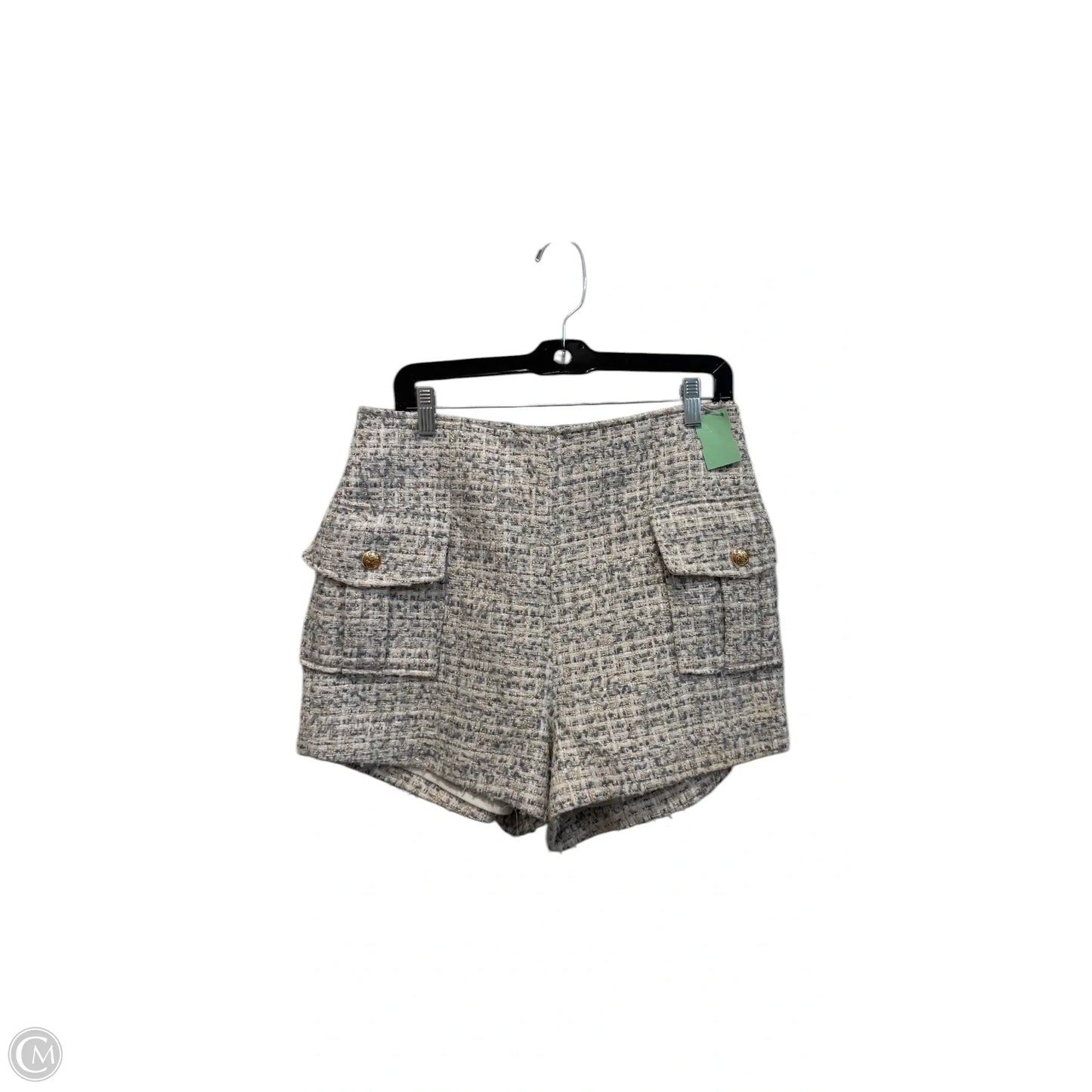 Skort By Endless Rose In Blue & Cream, Size: 12
