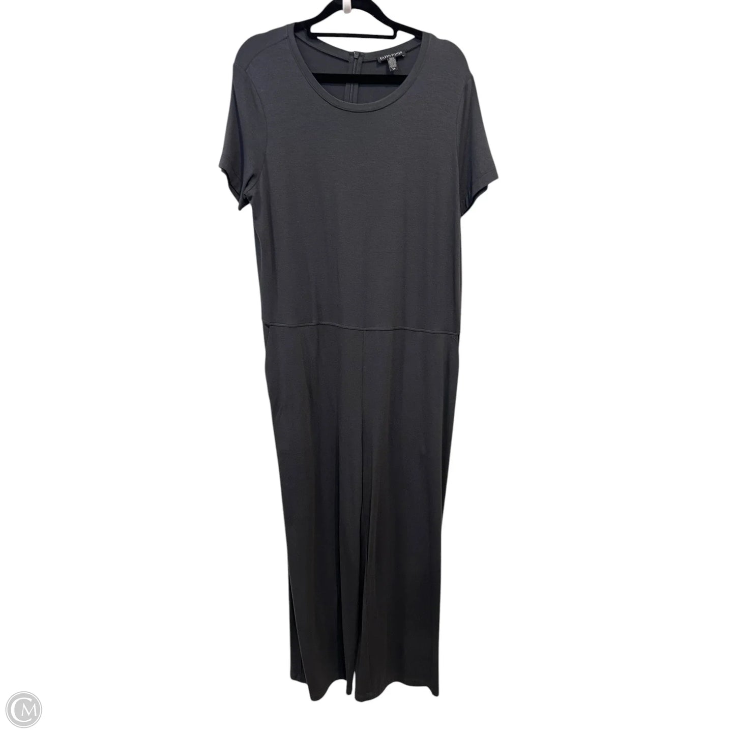 Jumpsuit By Eileen Fisher In Grey, Size: S