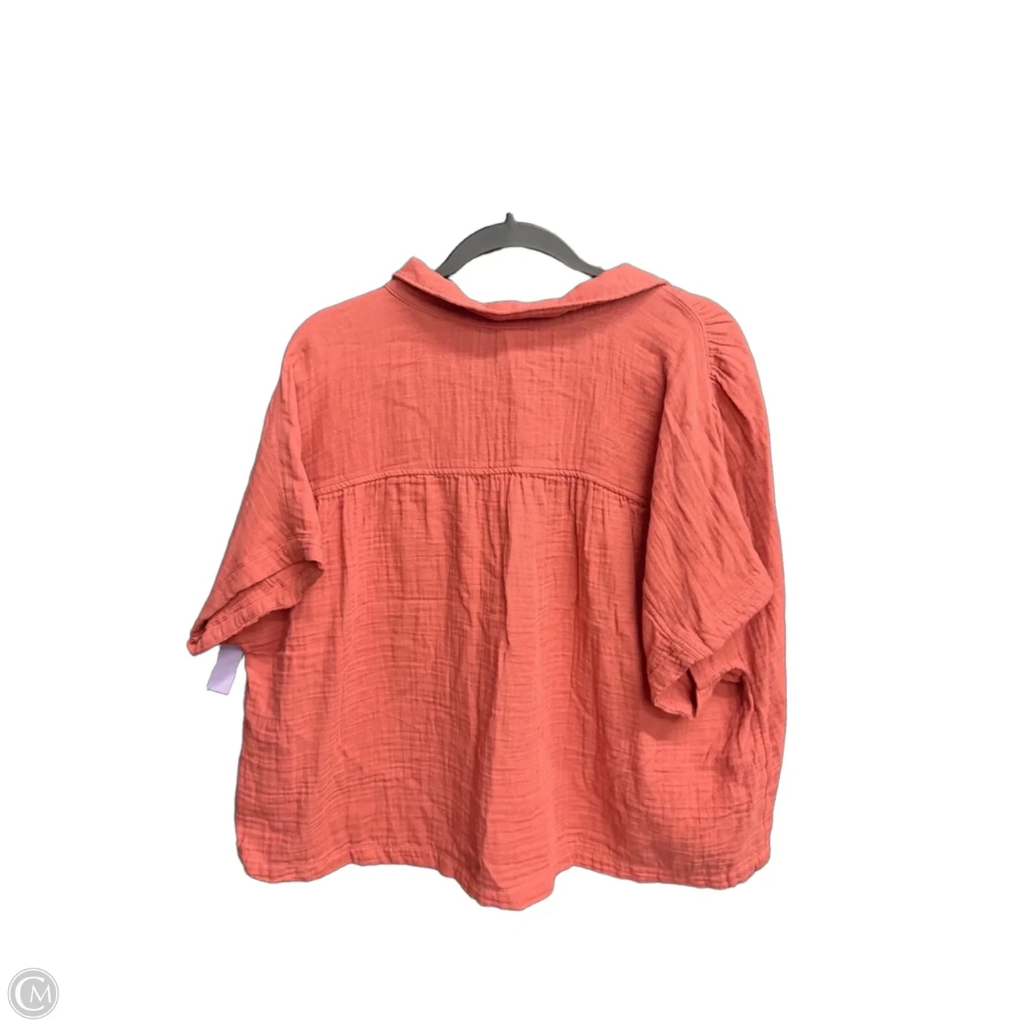 Top Short Sleeve By Old Navy In Orange, Size: L