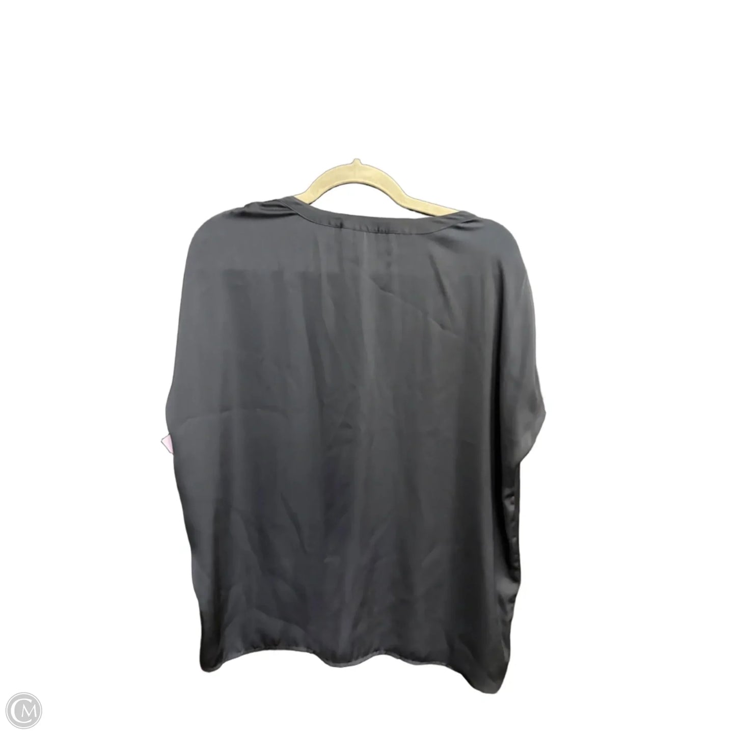Top Short Sleeve By Loft In Black, Size: M