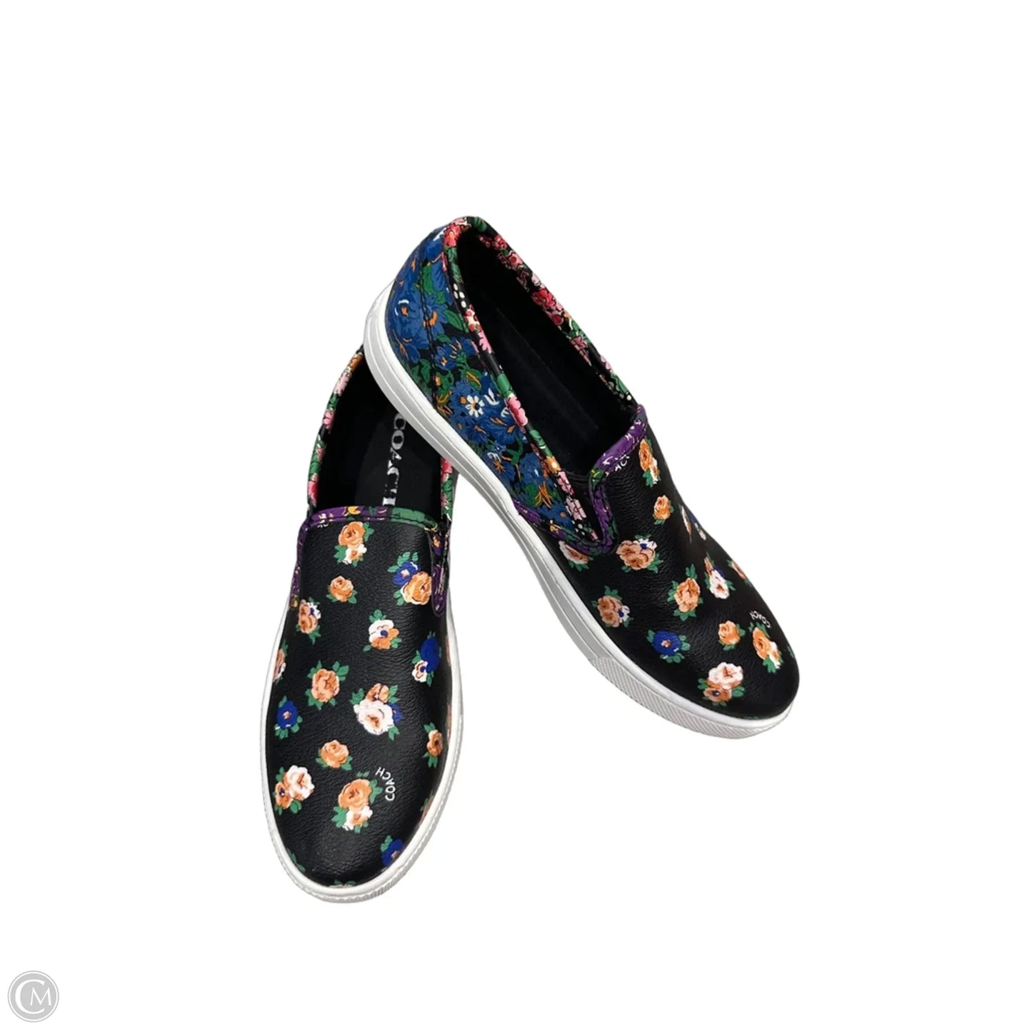 Shoes Designer By Coach In Floral Print, Size: 7.5