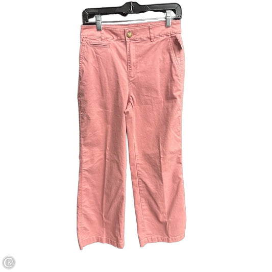 Pants Wide Leg By Loft In Pink, Size: 4p
