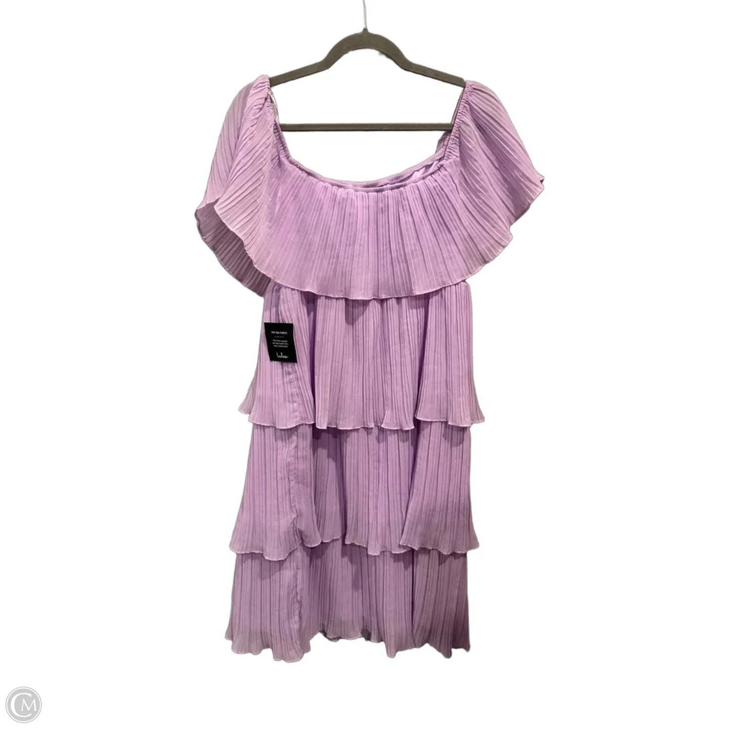Dress Party Midi By Lulus In Purple, Size: Xl