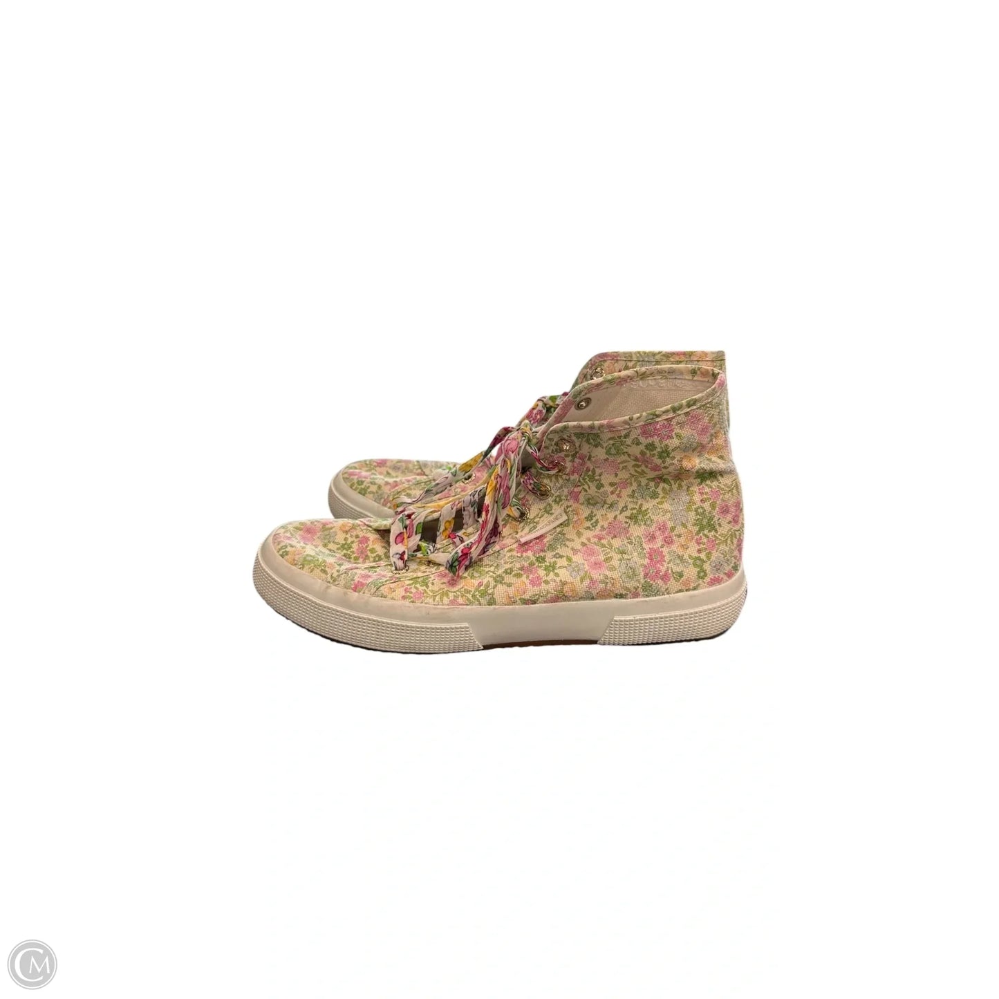 Shoes Sneakers By Superga In Floral Print, Size: 8
