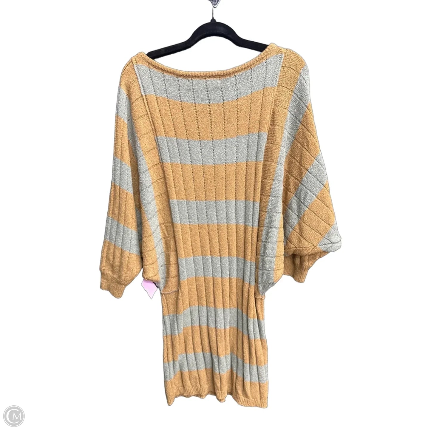 Dress Sweater By Free People In Brown & Green, Size: Xs