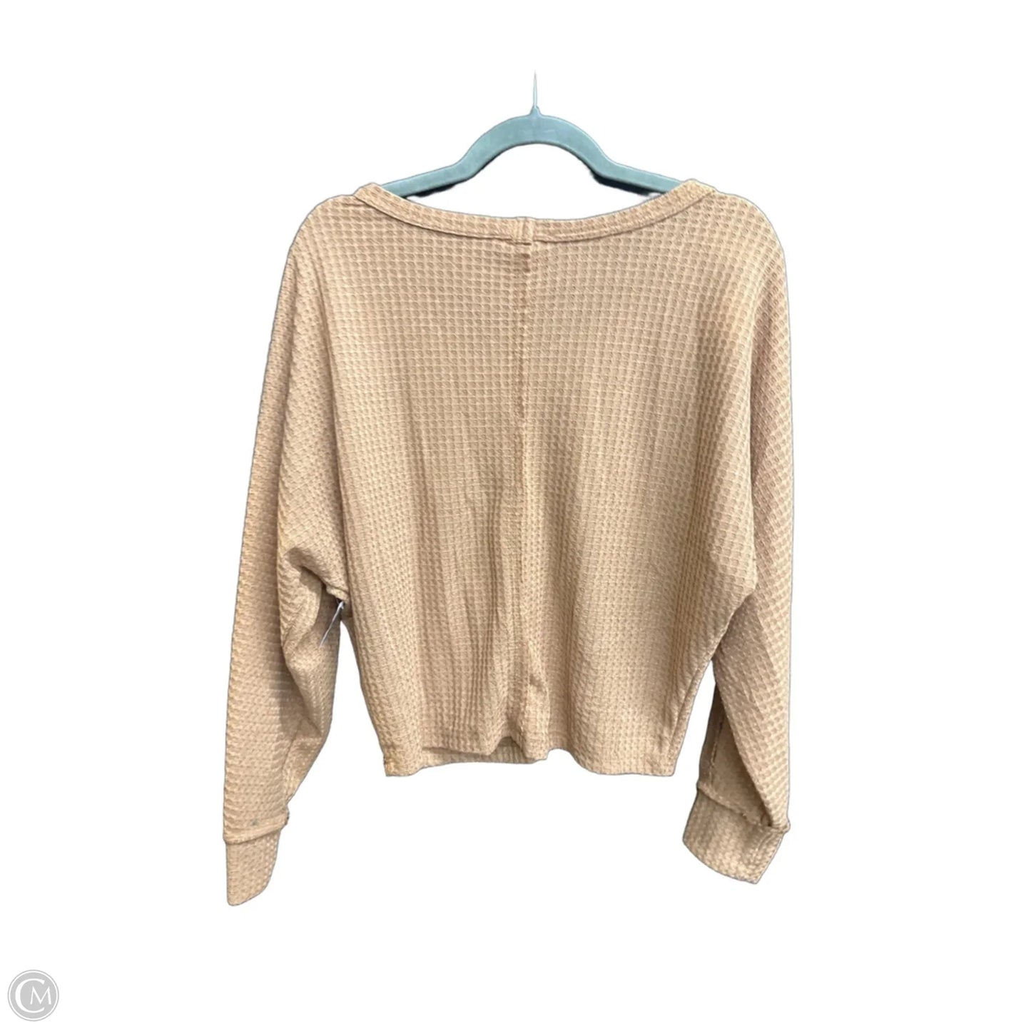 Top Long Sleeve By Lush In Orange, Size: M