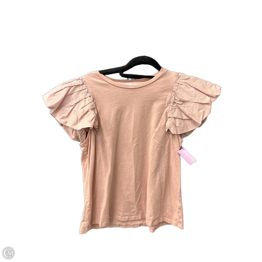 Top Short Sleeve By English Factory In Pink, Size: S