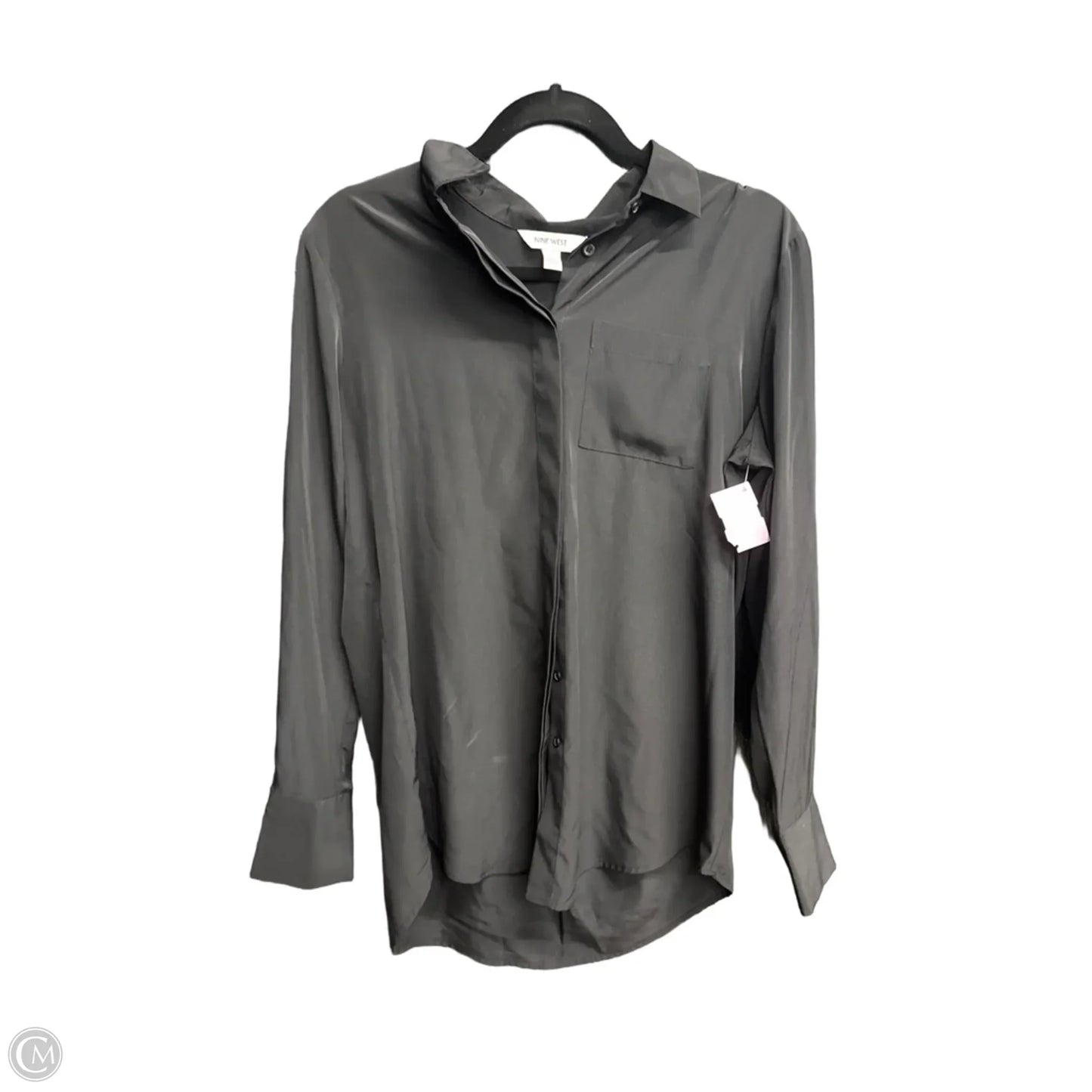 Top Long Sleeve By Nine West In Black, Size: M