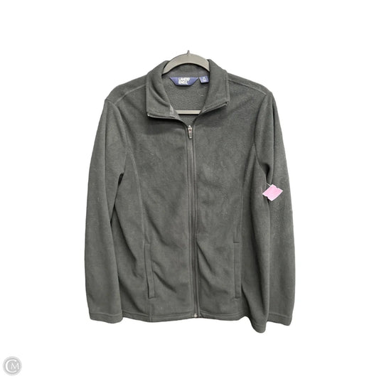 Jacket Fleece By Lands End In Black, Size: M