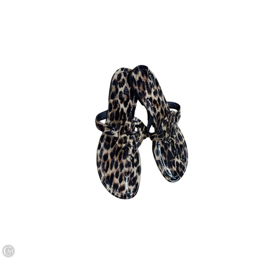Sandals Designer By Tory Burch In Leopard Print, Size: 8