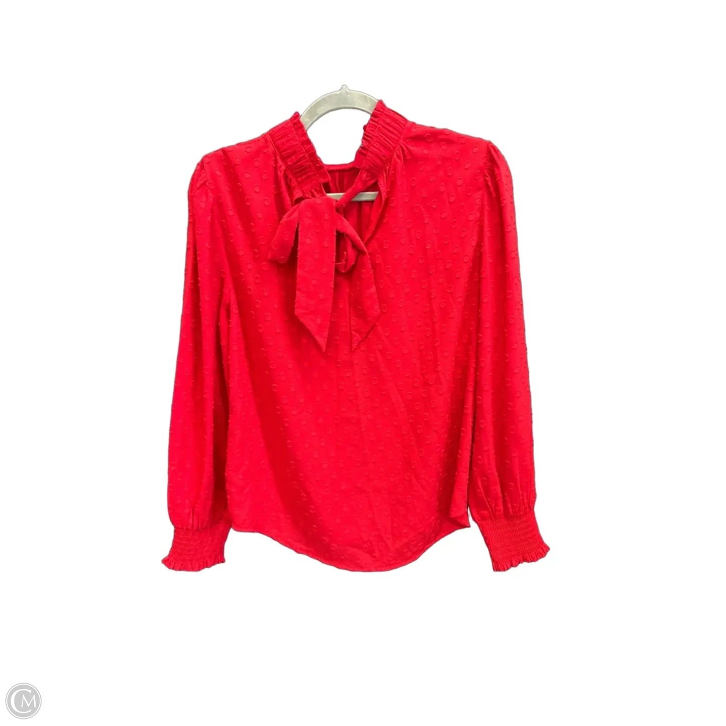 Top Long Sleeve By Loft In Red, Size: Mp