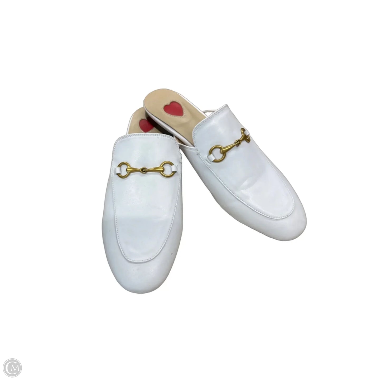 Shoes Flats By Clothes Mentor In White, Size: 6.5