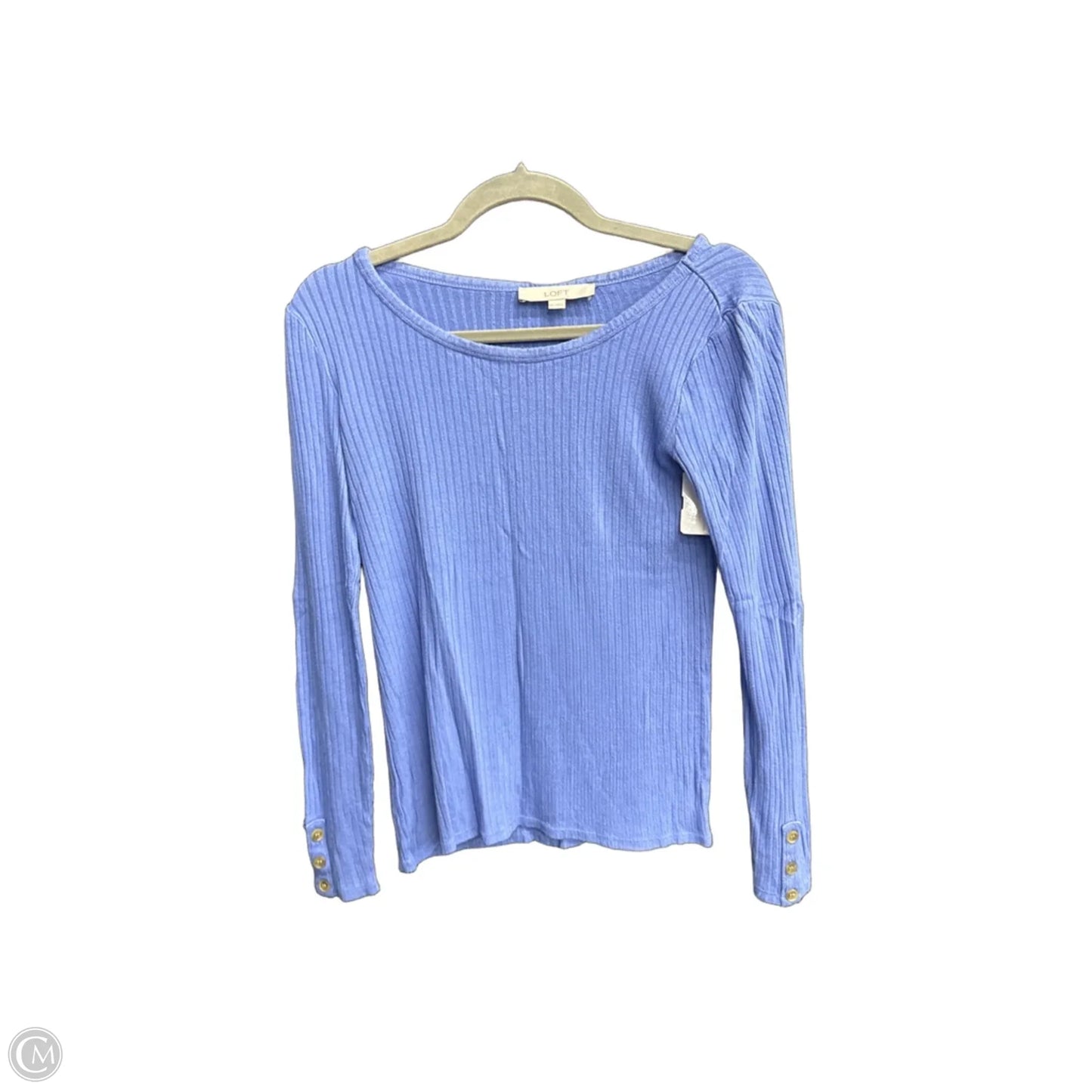 Top Long Sleeve By Loft In Blue, Size: Xs
