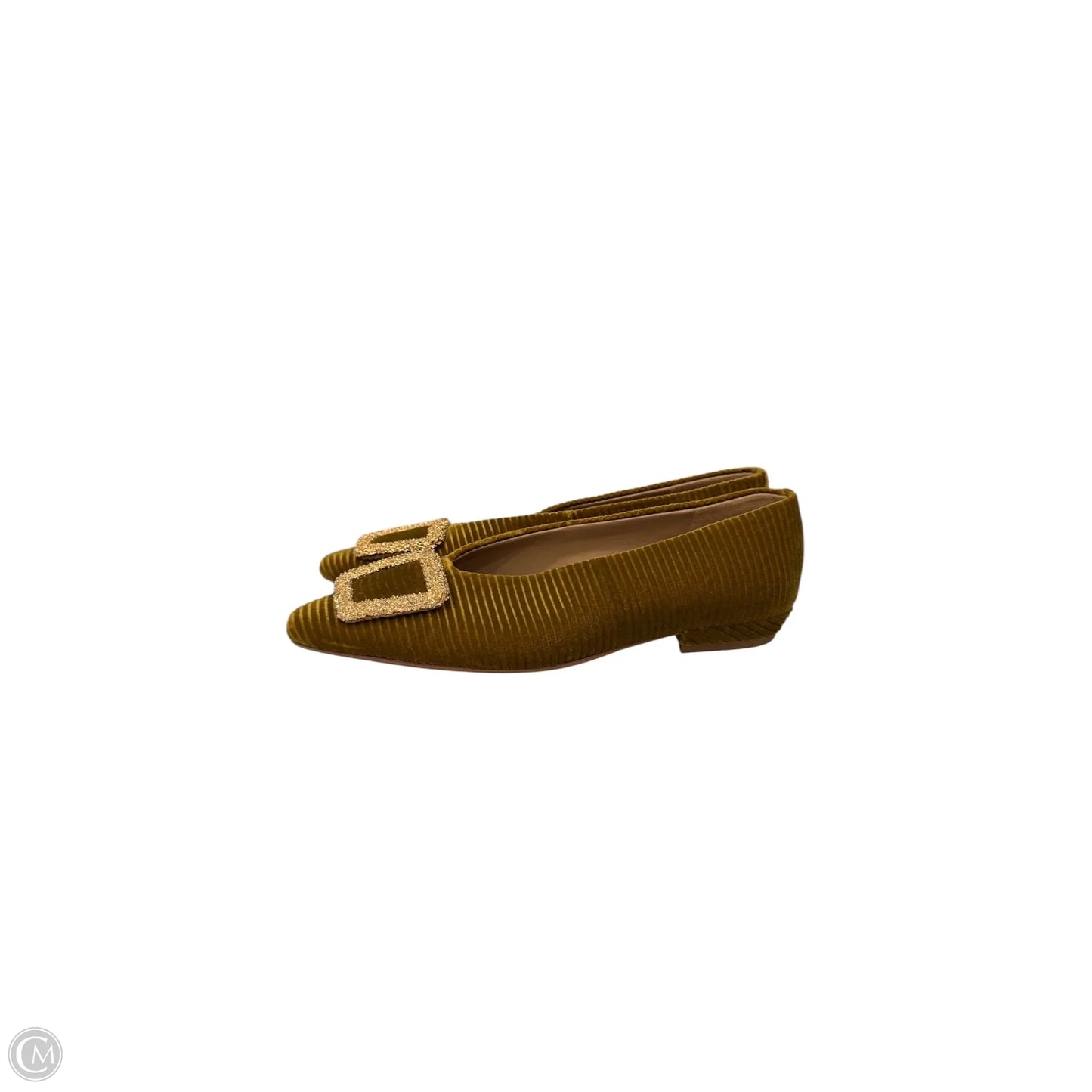 Shoes Flats By Sam Edelman In Gold & Green, Size: 6.5