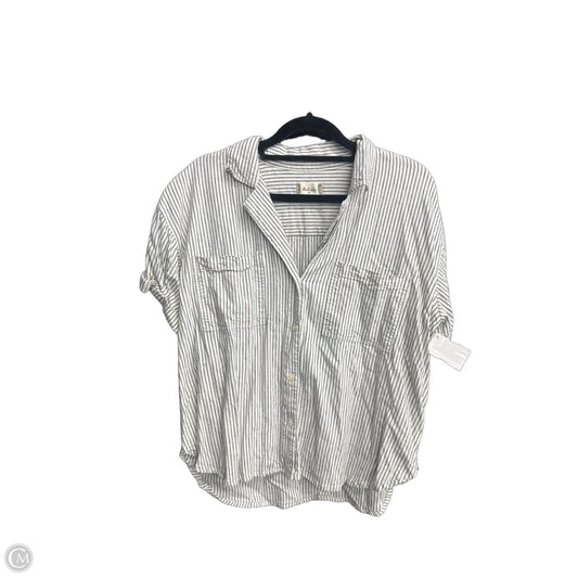 Top Short Sleeve By Altard State In Striped Pattern, Size: M