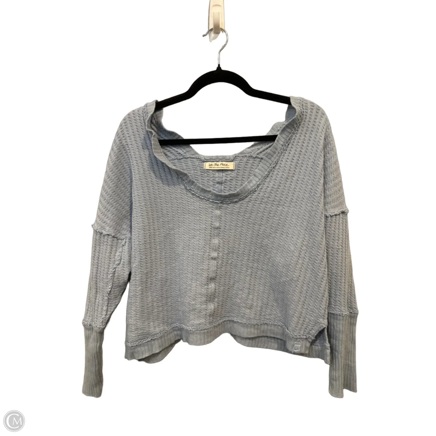 Top Long Sleeve By We The Free In Blue, Size: S