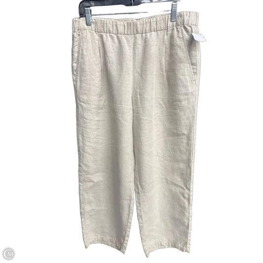 Pants Linen By Eileen Fisher In Beige, Size: 10