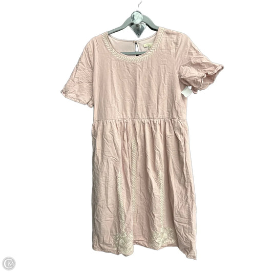 Dress Casual Midi By Polagram In Pink, Size: S