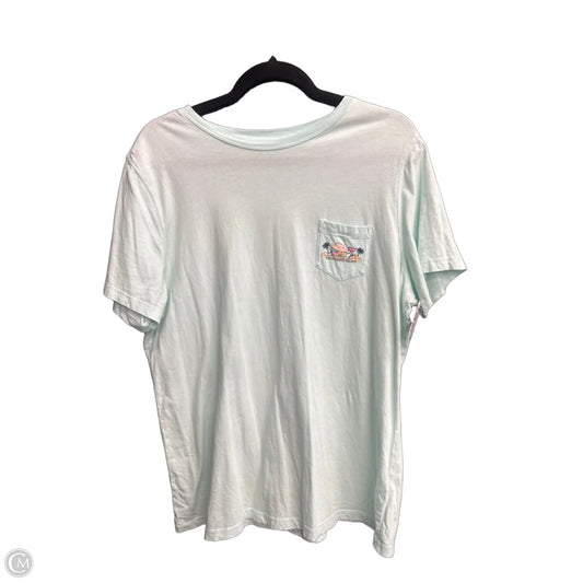 Top Short Sleeve By Vineyard Vines In Blue, Size: Xl
