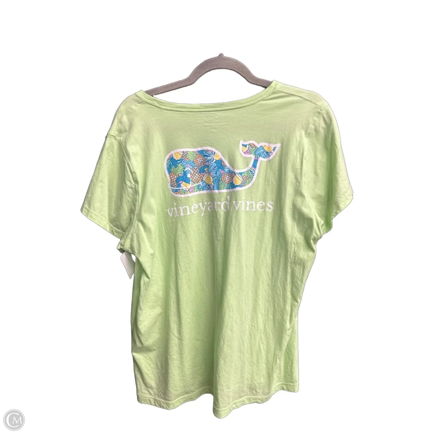 Top Short Sleeve By Vineyard Vines In Green, Size: Xl