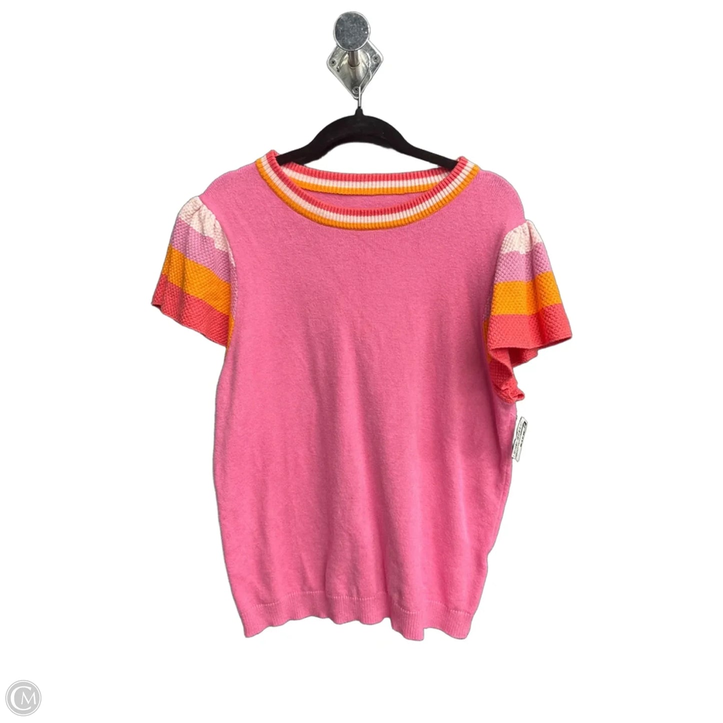 Sweater By Clothes Mentor In Pink, Size: L
