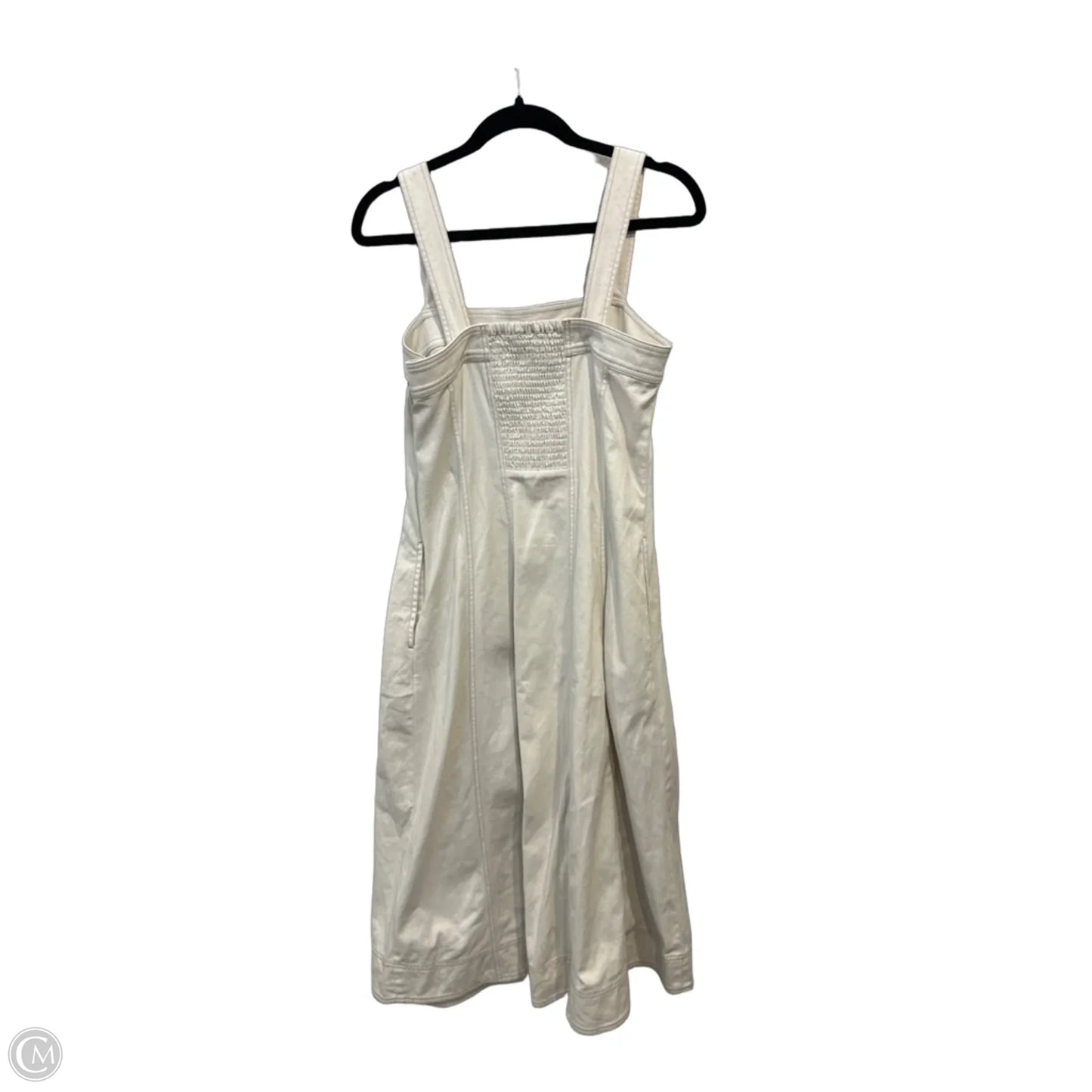 Dress Casual Midi By Ariat In Cream, Size: M