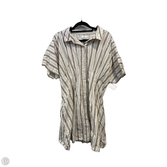 Dress Casual Short By Japna In Striped Pattern, Size: Xl