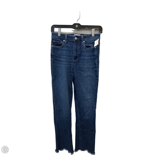 Jeans Flared By Paige In Blue Denim, Size: 2