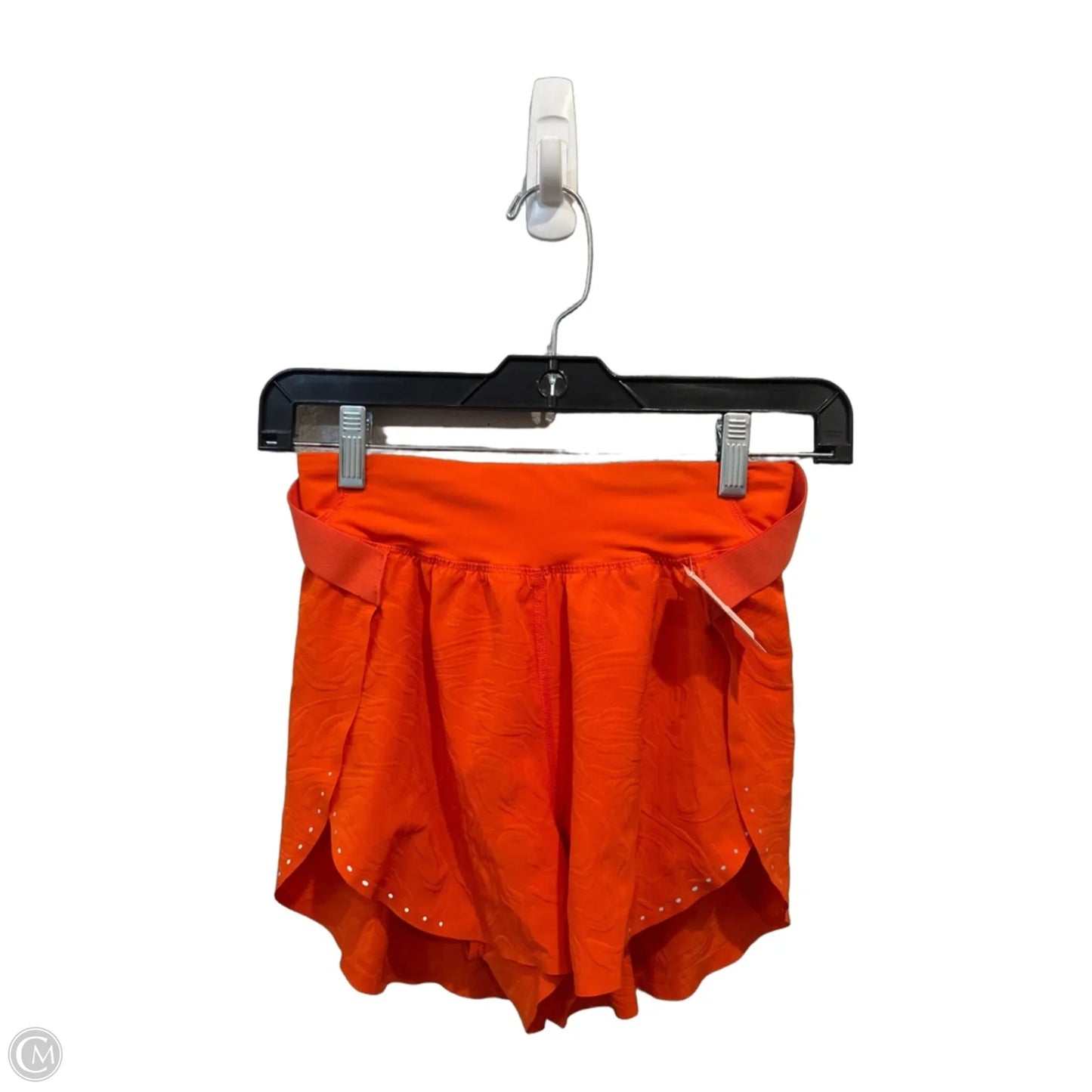 Athletic Shorts By Lululemon In Orange, Size: Xs