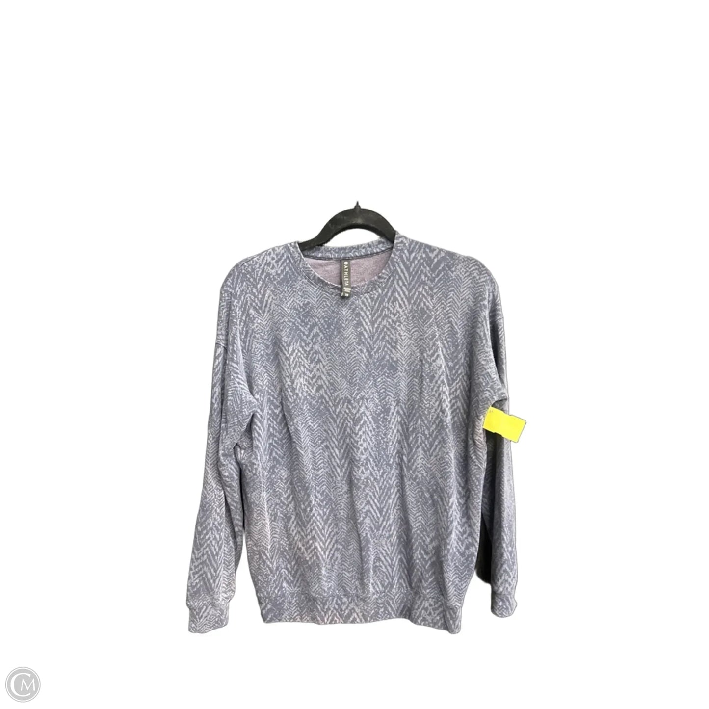 Athletic Top Long Sleeve Collar By Athleta In Blue, Size: Xs