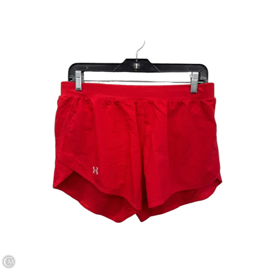 Athletic Shorts By Under Armour In Red, Size: M