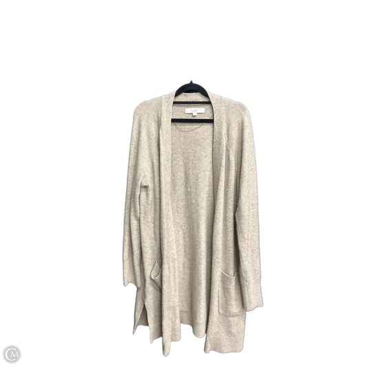Cardigan By Loft In Beige, Size: L