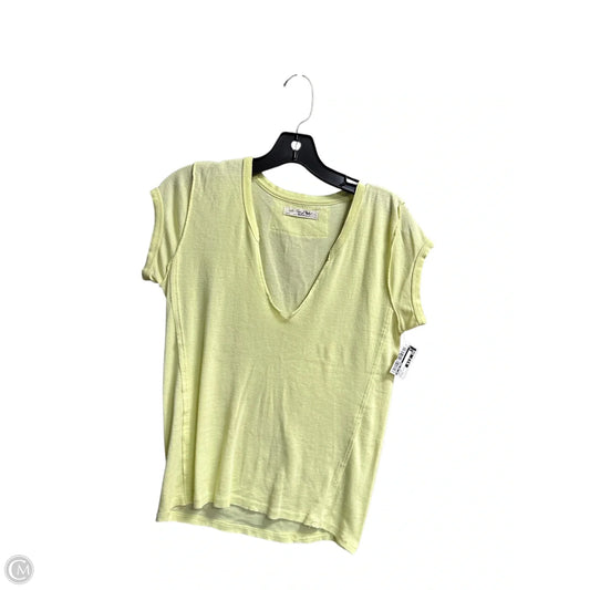 Top Short Sleeve By We The Free In Yellow, Size: S
