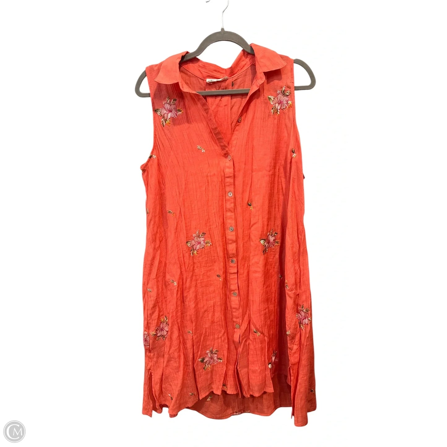 Dress Casual Short By Clothes Mentor In Coral, Size: L