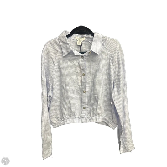 Top Long Sleeve By Rachel Zoe In Striped Pattern, Size: L