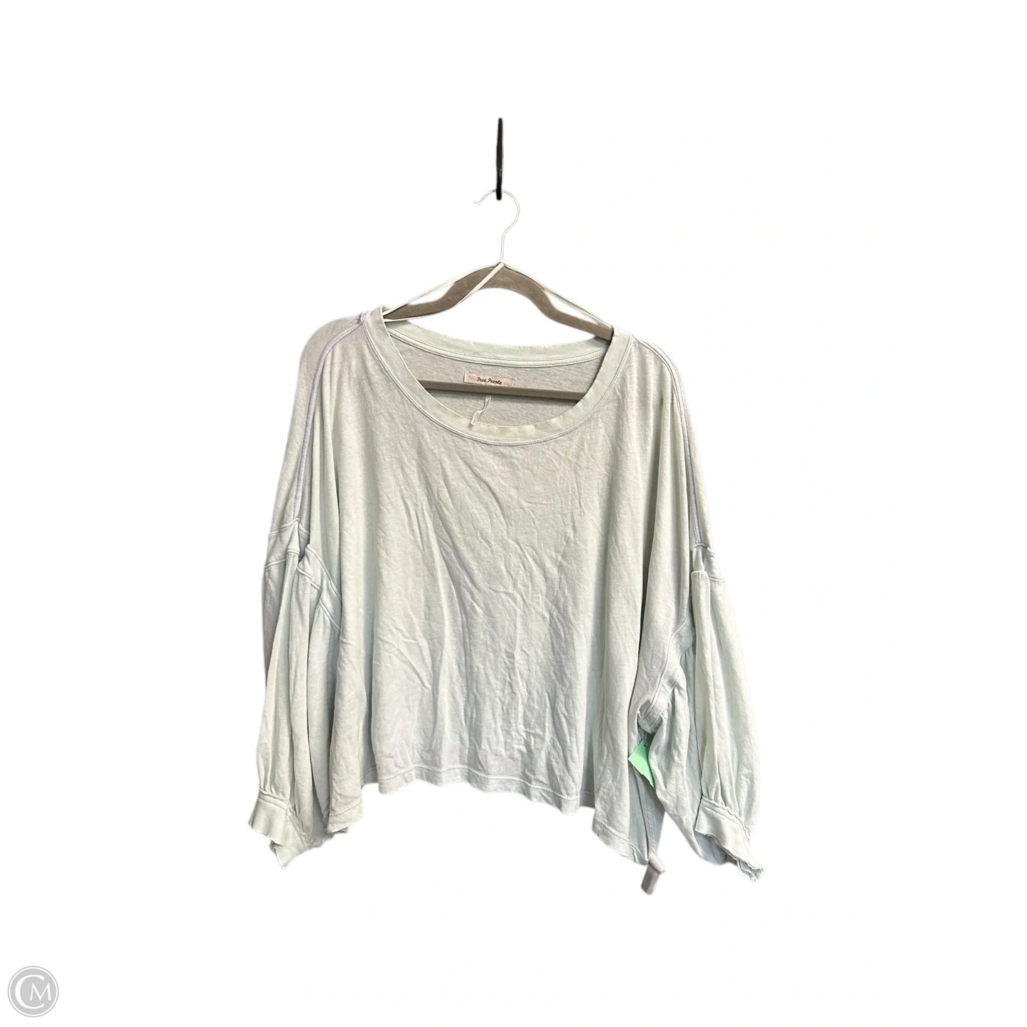 Top Short Sleeve By Free People In Green, Size: S