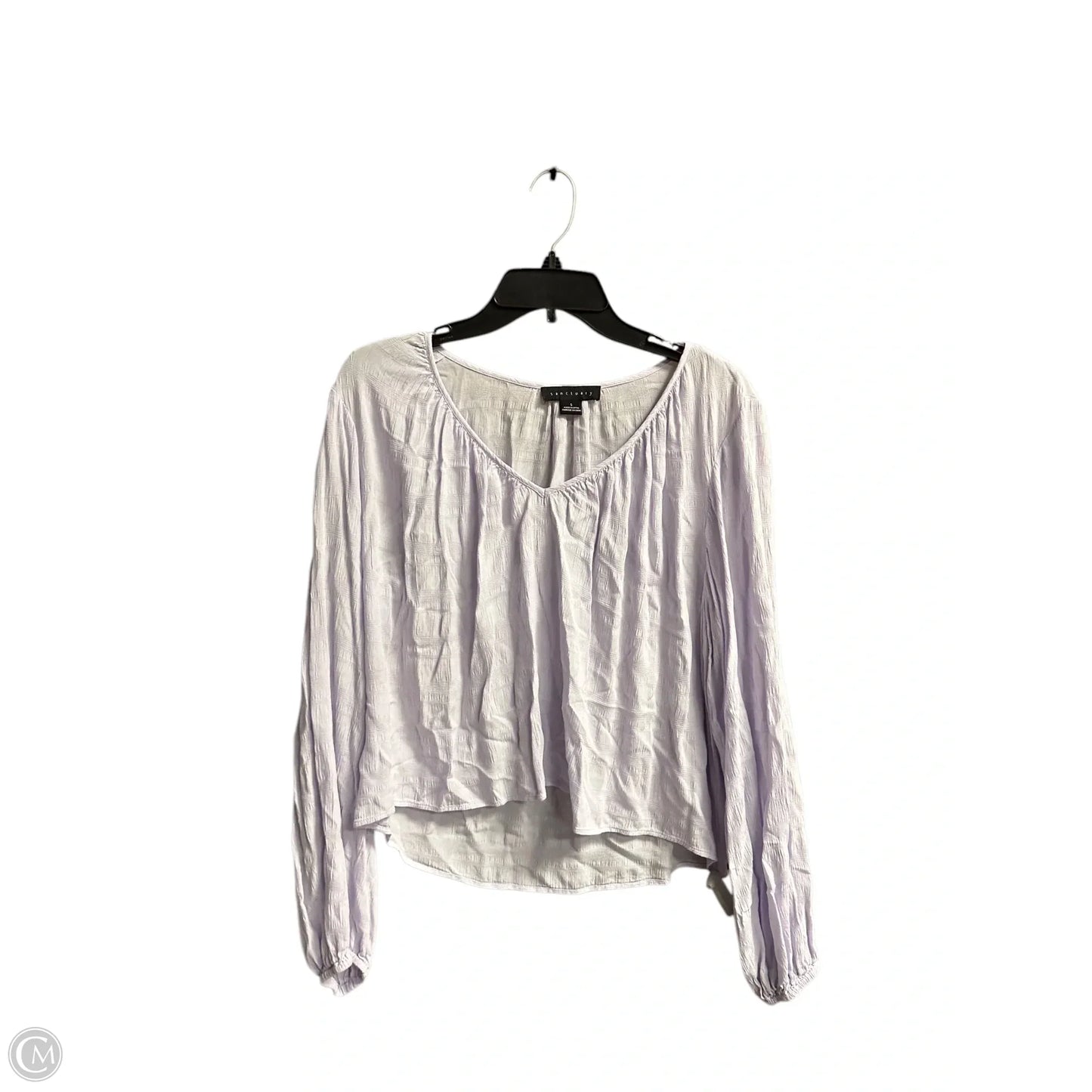 Top Long Sleeve By Sanctuary In Purple, Size: S