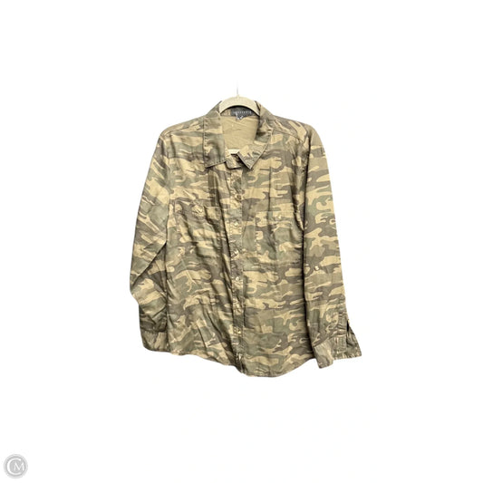 Top Long Sleeve By Sanctuary In Camouflage Print, Size: M
