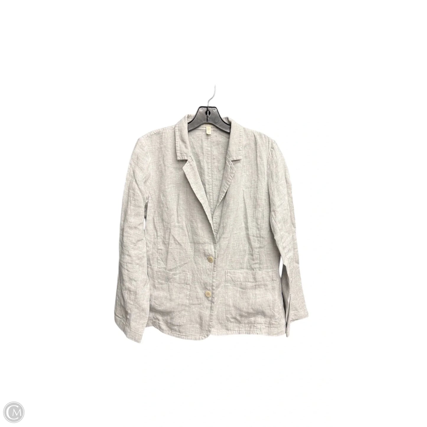 Blazer By Eileen Fisher In Silver, Size: S