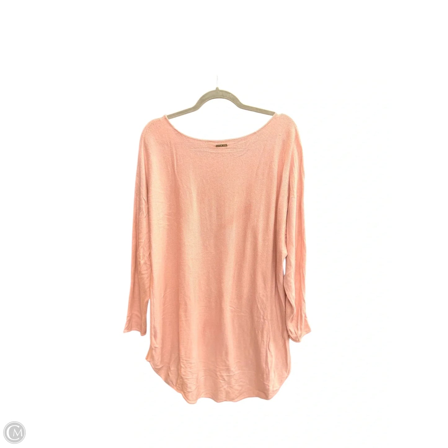 Top Long Sleeve Designer By Michael Kors In Pink, Size: Xl