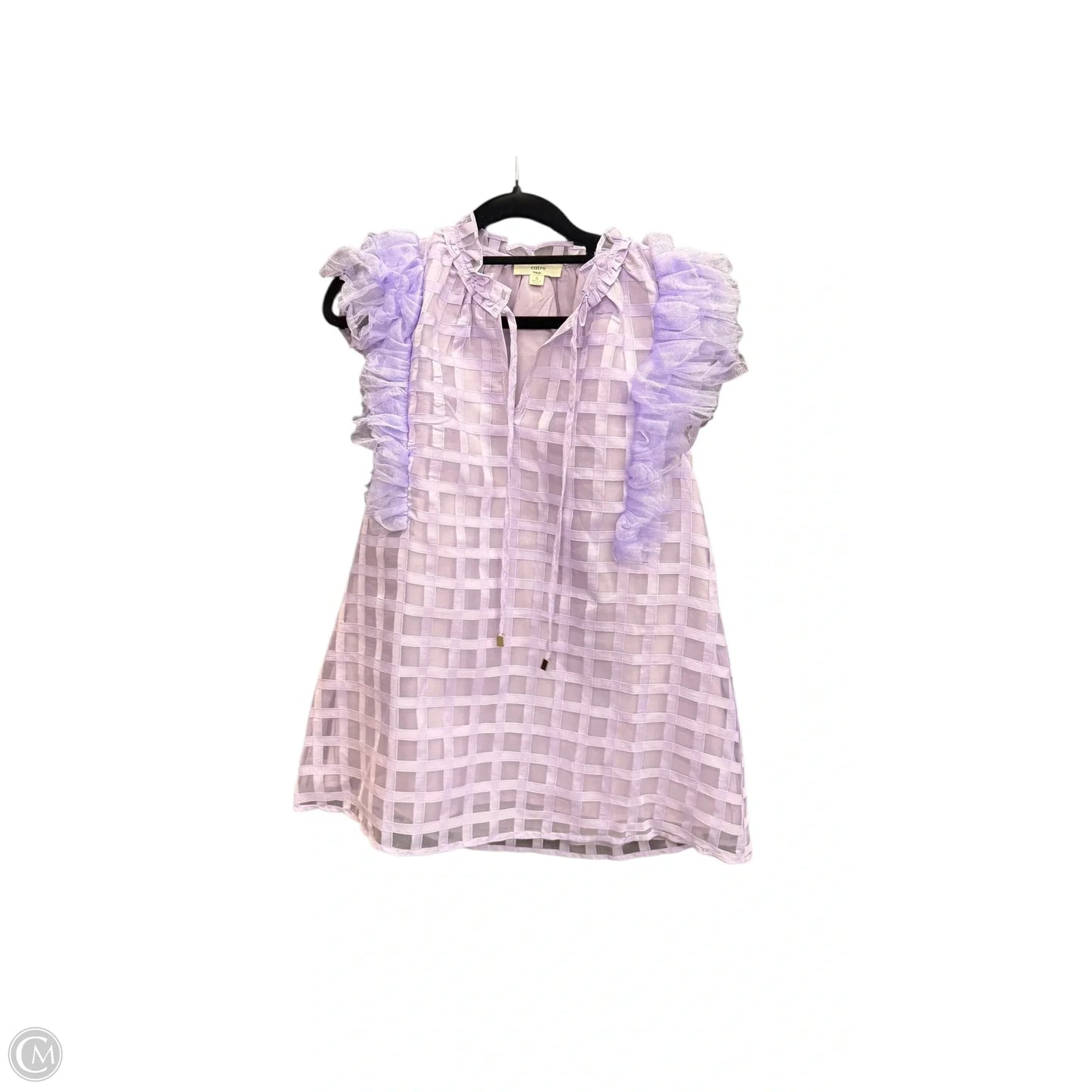 Top Sleeveless By Entro In Purple, Size: S