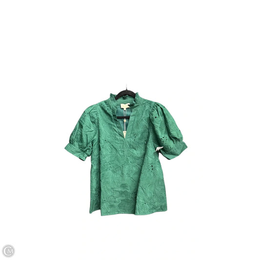 Top Short Sleeve By Entro In Green, Size: M